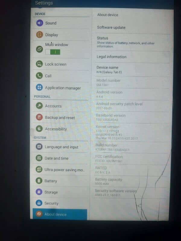 Samsung tab e full OK only tab 3