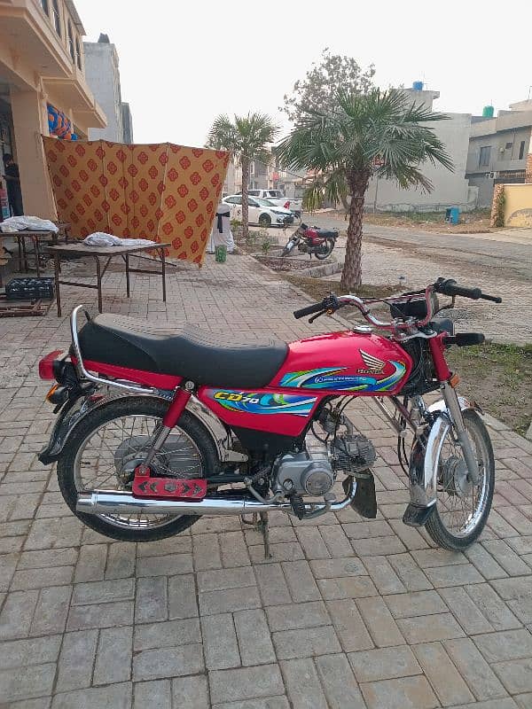 Honda CD 70 cc 2024 unregistered 3