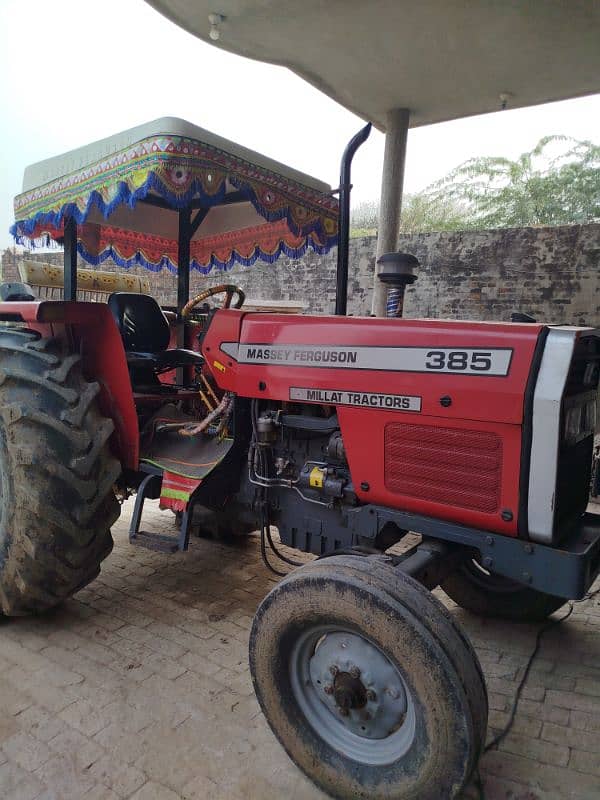 385 tractor 22 model 11 ane tire baki condition 14 ane cash k paper 0