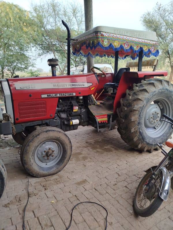 385 tractor 22 model 11 ane tire baki condition 14 ane cash k paper 1