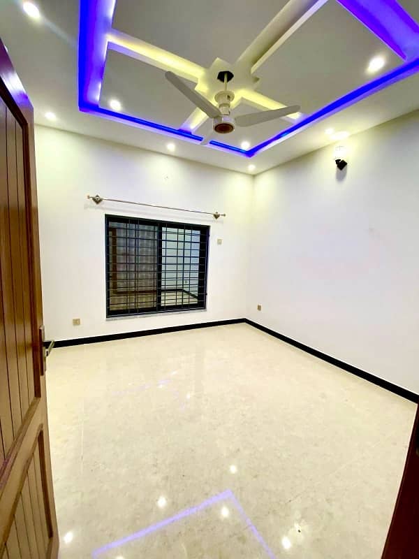 5 MARLA LUXURY BRAND NEW HOUSE FOR SALE C BLOCK FAISAL TOWN F-18 ISLAMABAD ALL FACILITY AVAILABLE 14