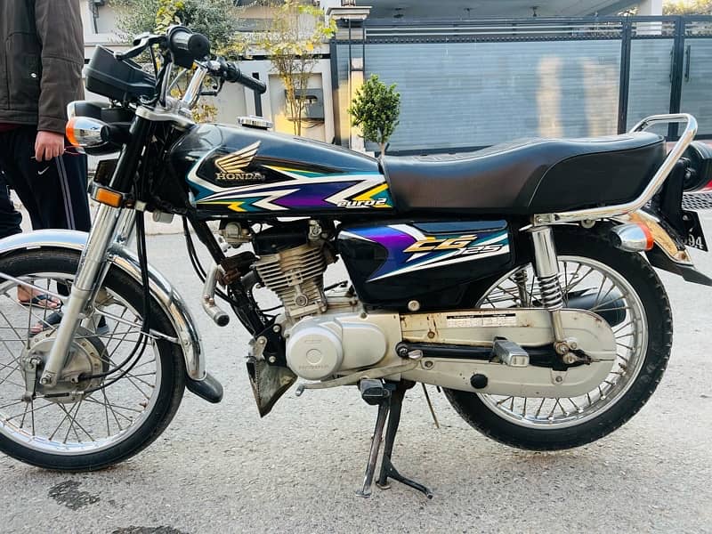 Honda cg 125 2020 black edition 4