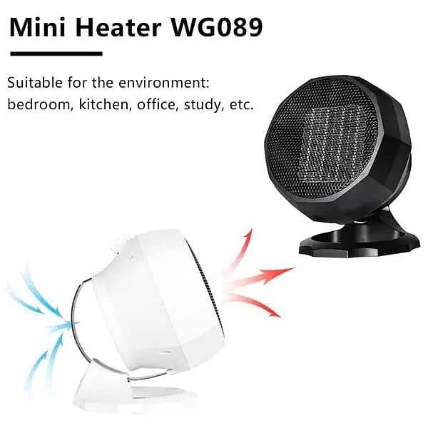 Miniature Heater 1800w Portable Electric Heater 2