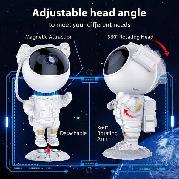 Astronaut Galaxy Light Projector 4