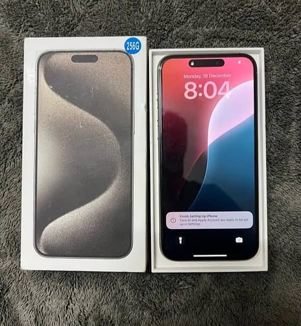 iPhone 15 pro max 256 GB Non Pta factory unlocked  natural titanium 2