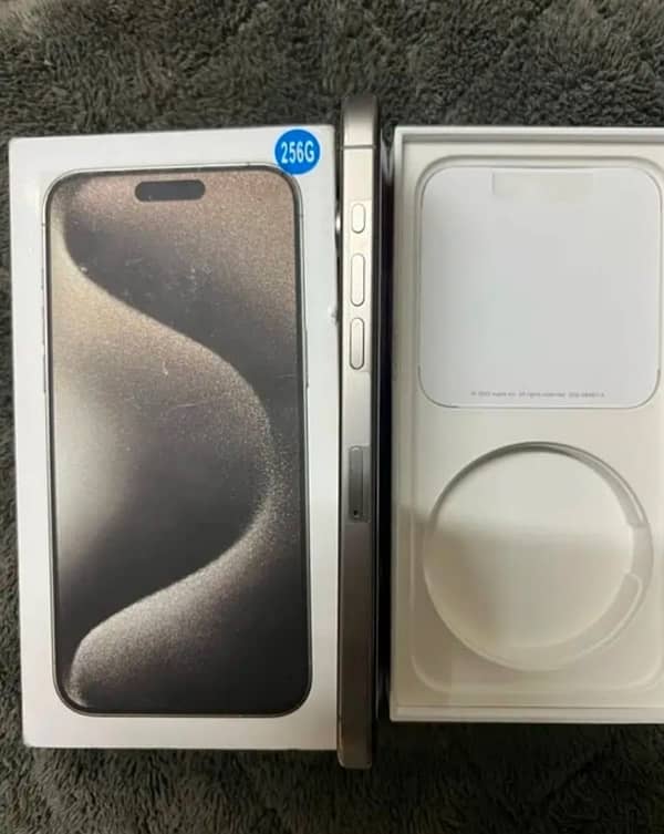 iPhone 15 pro max 256 GB Non Pta factory unlocked  natural titanium 5