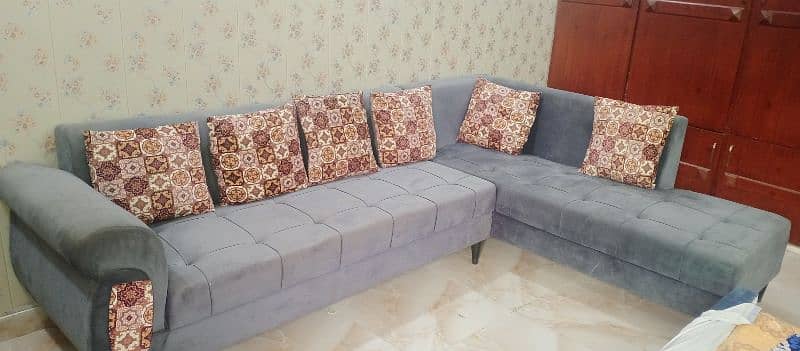 L shaped new elegant sofa 1