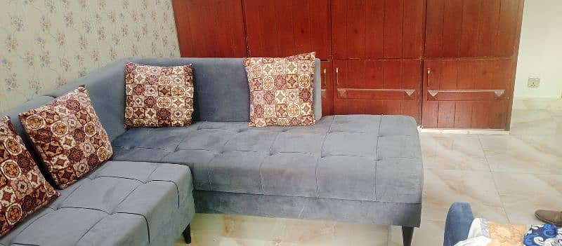 L shaped new elegant sofa 2