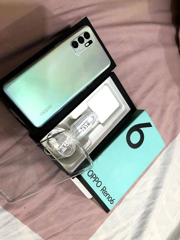 oppo Reno 6 in good condition with All accessories 1