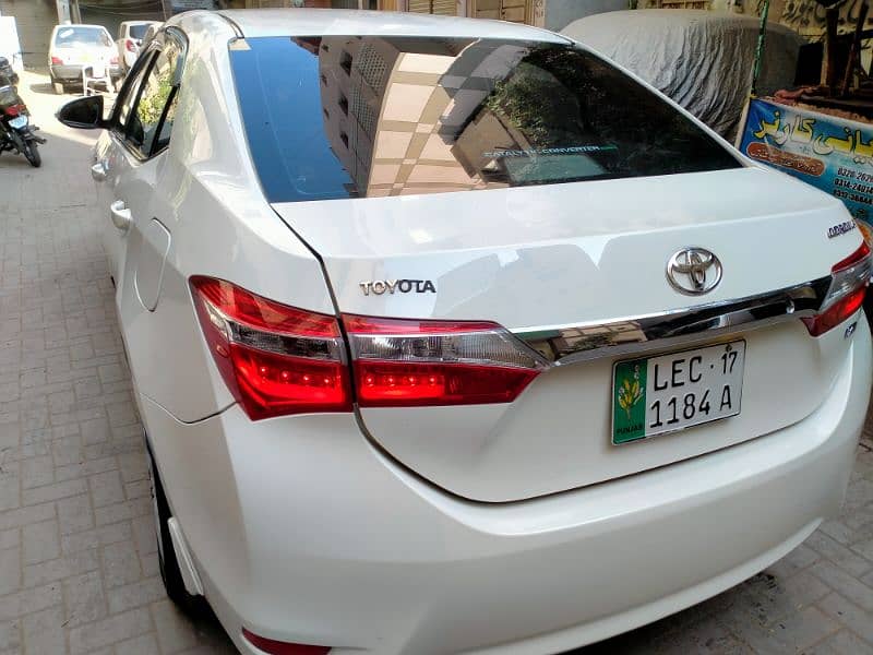 Toyota Corolla XLI 2017. invoice December. Lahore. Number 3