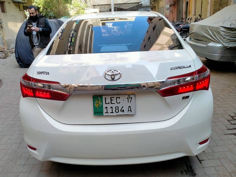 Toyota Corolla XLI 2017. invoice December. Lahore. Number 5