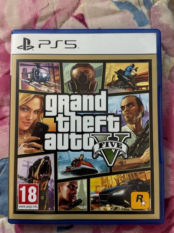 Gta 5 for Ps5 Disc Slightly Used 0