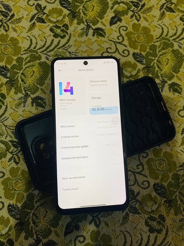 redmi note 9 pro pta official approved 6/128gb 1