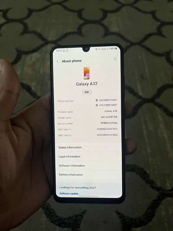 Samsung galaxy a32 with box sale or exchange 3