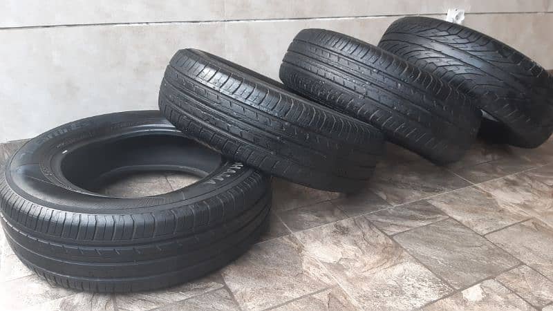 Set of Japnese Car Tyres 185/70 R14 For Sale 7