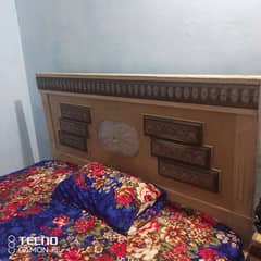 double bed without mattress