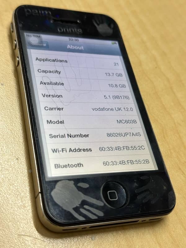 iphone 4 16gb read add. 2