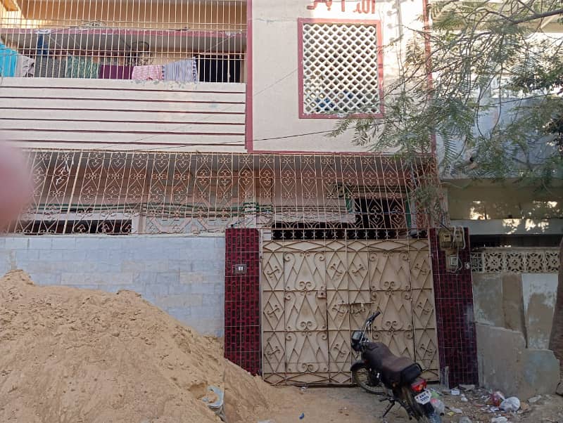 SECTOR -02 GROUND PLUS TWO HOUSE, THREE K. E METER, RENTAL INCOME-45K NORTH KARACHI 3