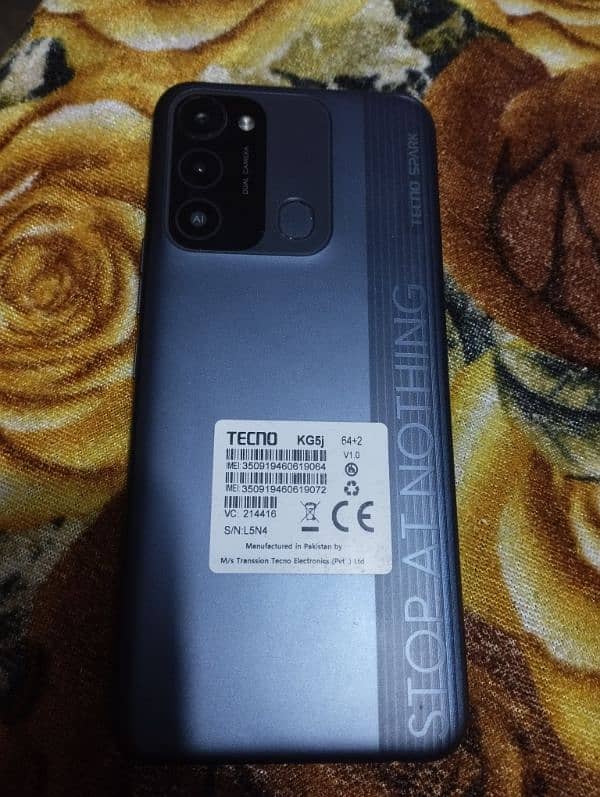 Tecno Spark 8c (2+2 64) condition 10by10 2