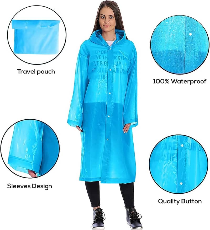 Nobility Adult Raincoat Nylon 100% Waterproof 6