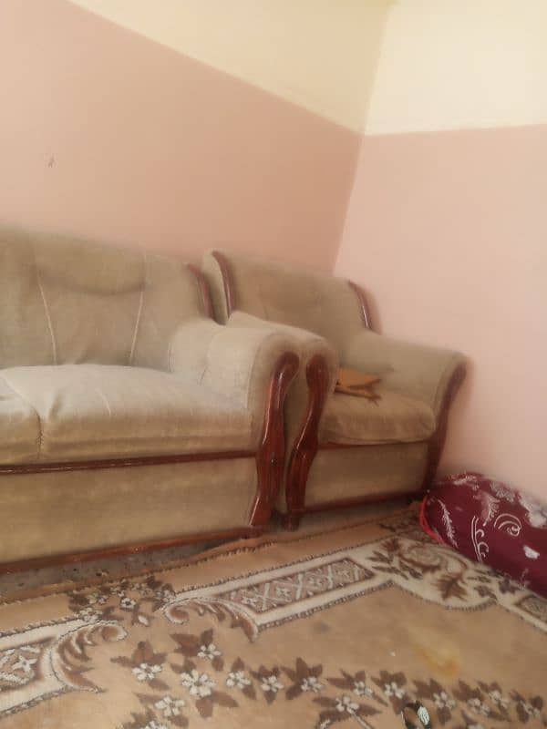 5 seater sofa set good condition 0