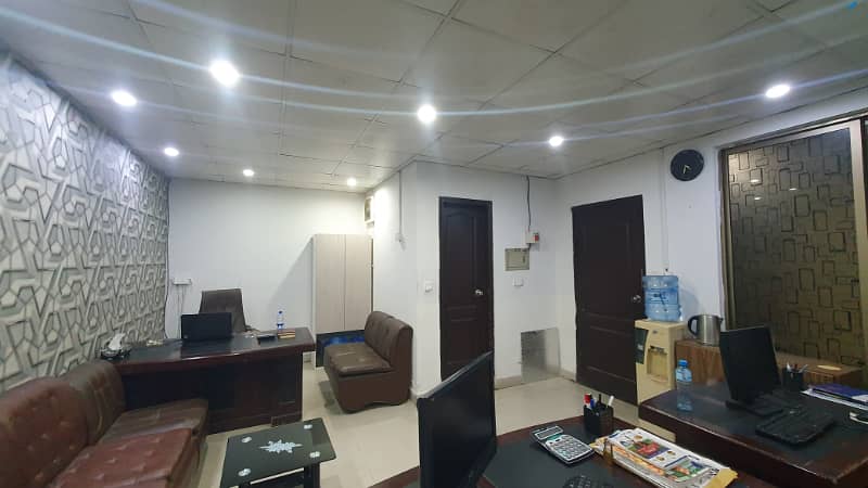 330 Square Feet Fully Furnished Independent Office For Night Shift Including Bills Gulberg Lahore 1