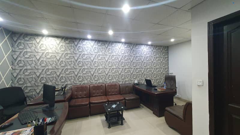 330 Square Feet Fully Furnished Independent Office For Night Shift Including Bills Gulberg Lahore 3