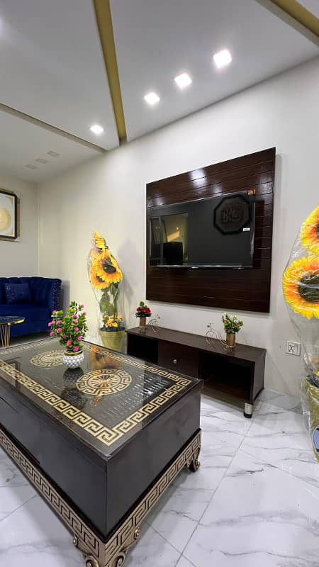 One Bedroom Fully Furnished Apartment Is Available For Rent In Chambeli Block Bahria Town Lahore 13