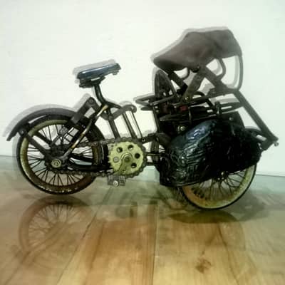 Old Vintage 1960 Indonesia Rickshaw Model , Excellent Condition ...