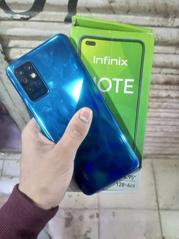 Infinix Note 8 New condition 6GB 128GB Seald Complet saman Pta aproved 2