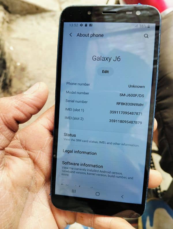 Samsung Galaxy J6 3/32 Wala 13