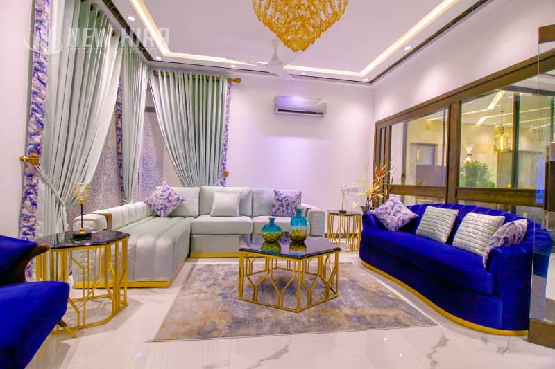 02 Kanal Most BeautiFull Fully Furnished Luxury Modern Design House For Rent In Dha Phase 7 Top Location 22