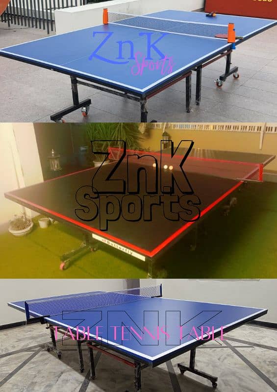 1st time Black colour table tennis table 3