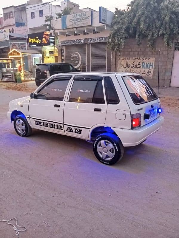 Suzuki Mehran fully modified like new interior very beautiful 7