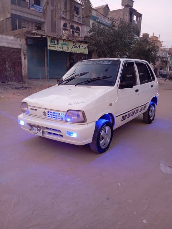 Suzuki Mehran fully modified like new interior very beautiful 10