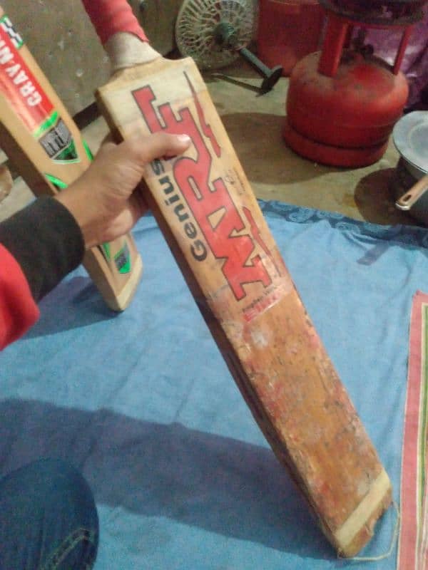 MRF cricket used bat 1