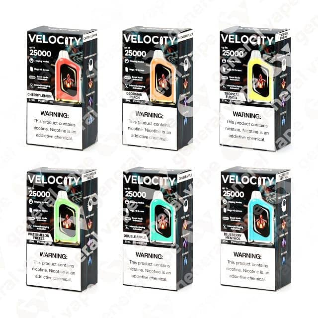 VELOCITY 25K Puffs DISPOSABLE VAP POD NEW CRYSTAL VAP 2025 19