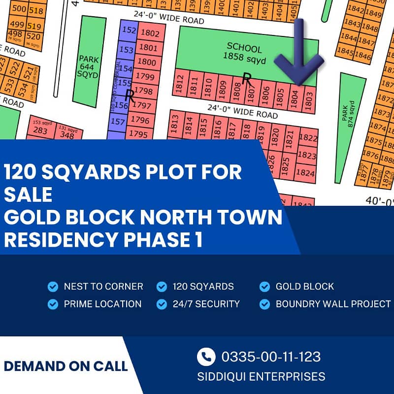 120 SQYARDS NEXT TO CORNER GOLD BLOCK NORTH TOWN RESIDENCY PHASE 1 15