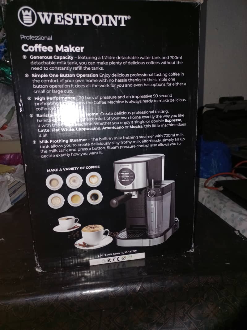 West point Coffee maker 1