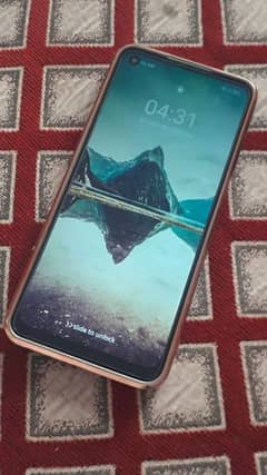 Oppo A54 with original charger without box blue color