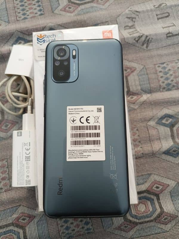 Redmi note 10 4+2=6/128 original box charger no open no repair 0