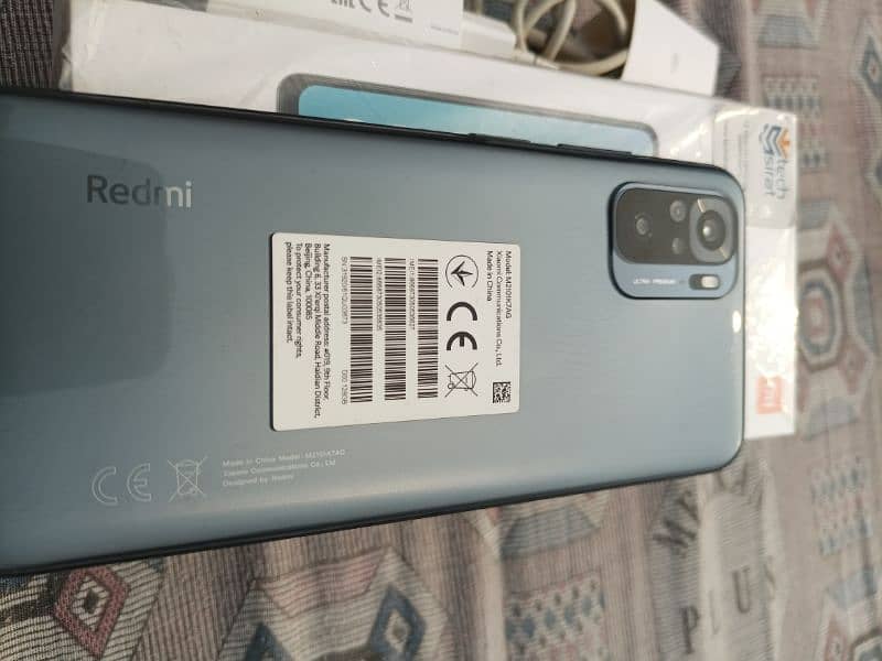 Redmi note 10 4+2=6/128 original box charger no open no repair 1