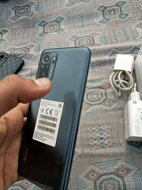 Redmi note 10 4+2=6/128 original box charger no open no repair 2