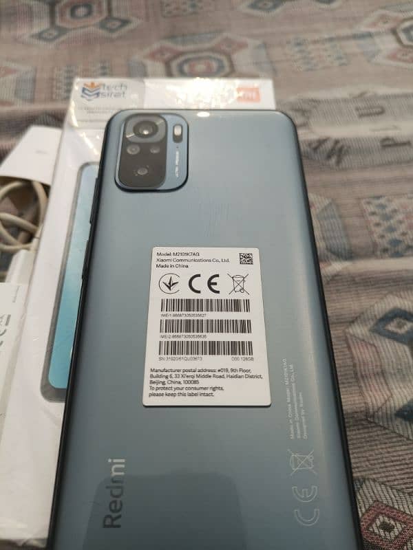 Redmi note 10 4+2=6/128 original box charger no open no repair 5