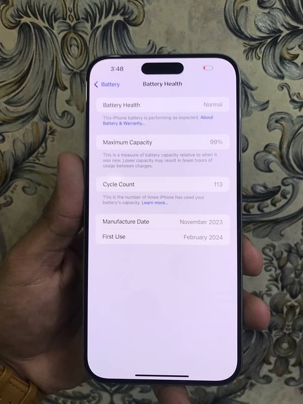 iphone 15 Pro Max 256gb Non pta JV 7