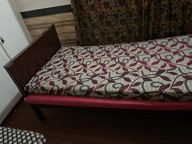 Bed Single Wooden 0