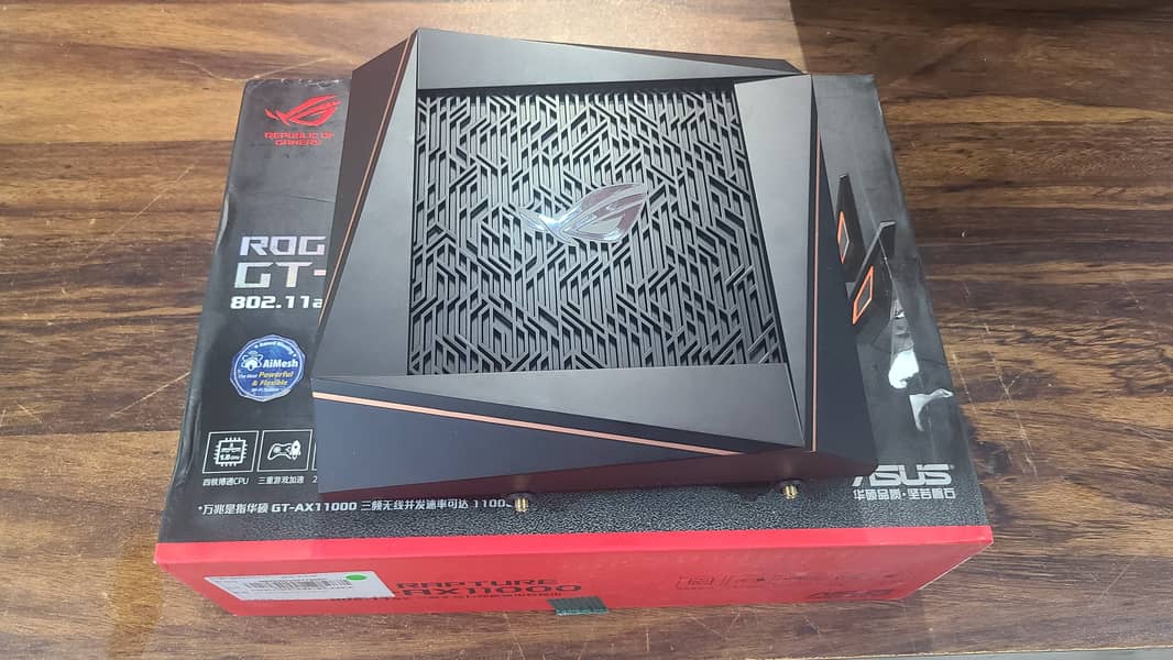 ASUS ROG Rapture GT-AX11000 WiFi 6 Tri-Band Gaming Router (Box Packed) 7