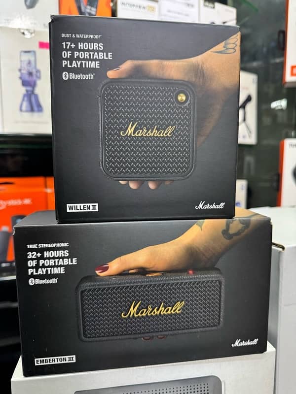 Marshall Emberton 111 Portable Bluetooth Speaker Black 0