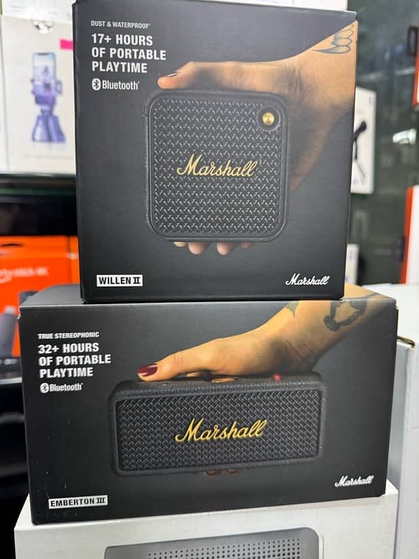 Marshall Emberton 111 Portable Bluetooth Speaker Black 2