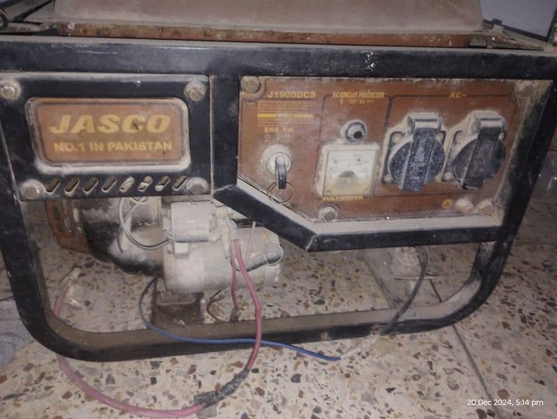 jasco generator 1.2kva self start function 1